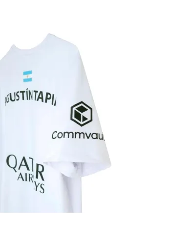 Camiseta Nox Agustin Tapia Sponsors AT10 Blanco 2026 | Padel-Beklei...