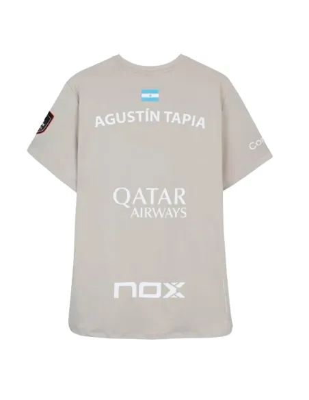 Camiseta Nox Agustin Tapia Sponsors AT10 Gris Claro 2026