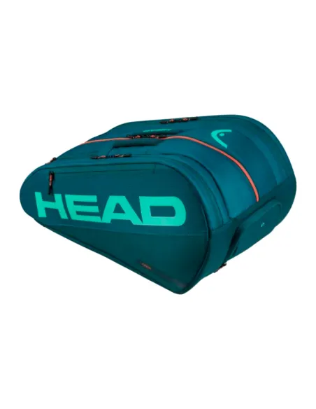 Sac de padel Head Tour L vert orange | Sacs de padel et sacs à dos