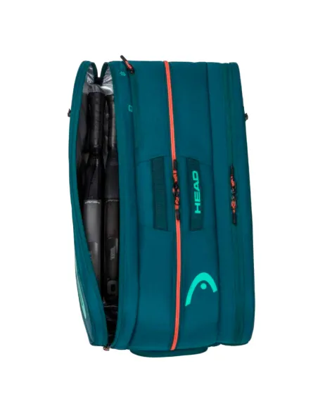 Bolsa de Padel Head Tour L Verde Laranja | Sacos e mochilas para padel