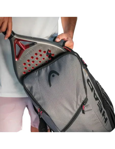 Sac à dos de tournée Head Arturo Coello Noir Gris | Sacs de padel e...
