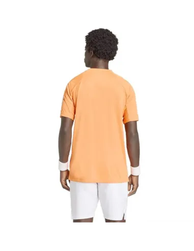 Adidas Club 3-Streifen Orange Trikot | Padel-Bekleidung für Herren