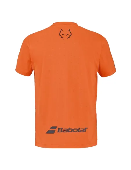 T-shirt orange à col rond Babolat Juan Lebron | vêtements de pagaie