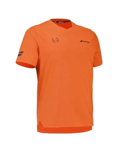 Babolat Juan Lebron Rundhals-T-Shirt in Orange | Paddelkleidung