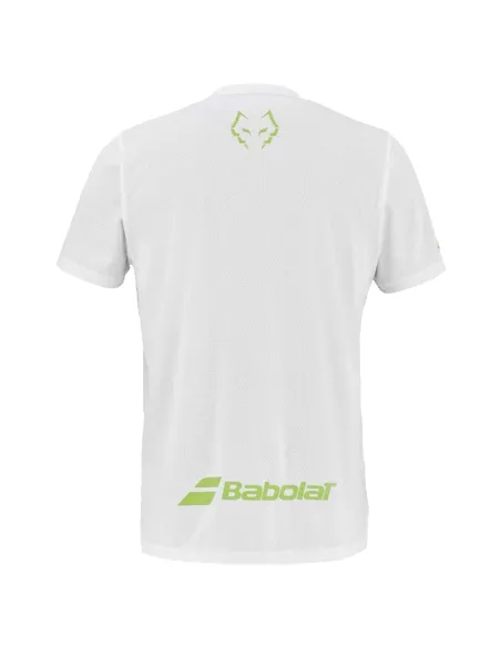 Camiseta Babolat Juan Lebron Crew Neck Blanco