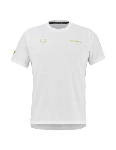 Babolat Juan Lebron Crew Neck White T-Shirt | paddle clothes paddle...