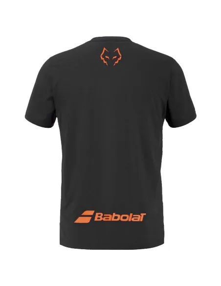 T-shirt girocollo Babolat Juan Lebron nera | vestiti da pagaia