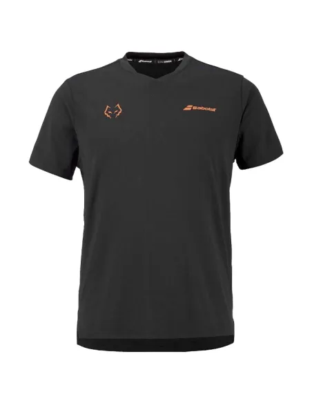 T-shirt Babolat Juan Lebron noir à col rond | vêtements de pagaie