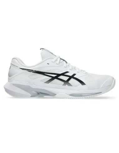 Tênis de Padel Asics Solution Speed FF 4 Clay, Branco e Preto | Pad...