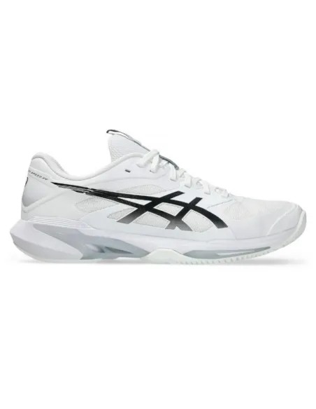Chaussures de padel Asics Solution Speed FF 4 en terre battue, blan...