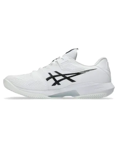 Zapatillas de Pádel de Pádel Asics Solution Speed FF 4 Clay Blanco Negro
