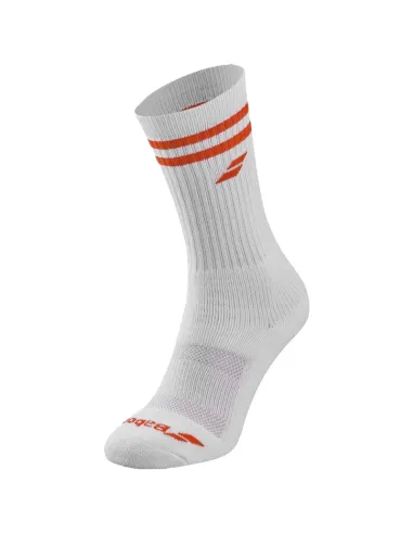Babolat Team Socks White Red 1 Pair | Socks Socks