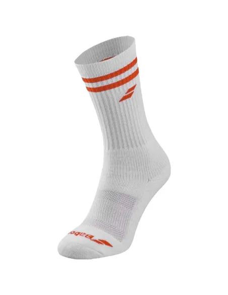 Babolat Team-Socken Weiß Rot 1 Paar | Socken