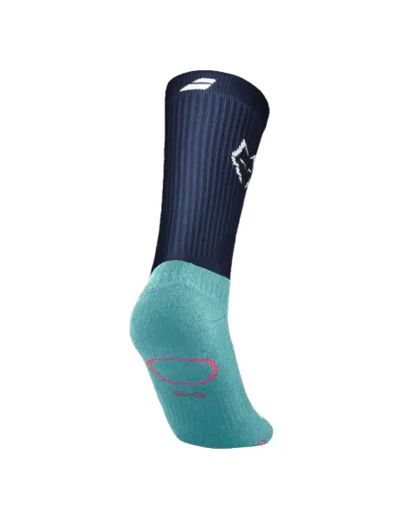 Chaussettes mi-mollet Babolat Juan Lebron bleu foncé (1 paire) | Ch...