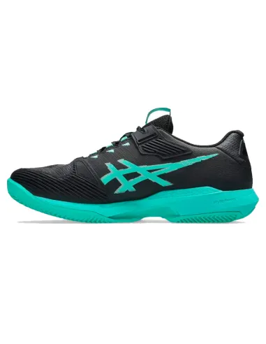 Zapatillas de Pádel de Pádel Asics Solution Speed FF 4 Clay Negro Verde