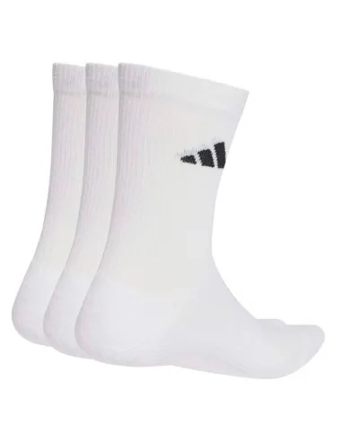 Chaussettes Adidas Essentials blanches, lot de 3 paires | Chaussettes