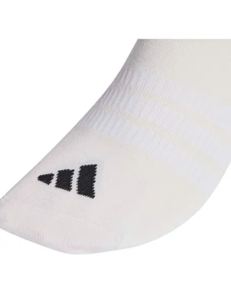 Chaussettes basses Adidas Essentials blanches, lot de 3 paires | Ch...