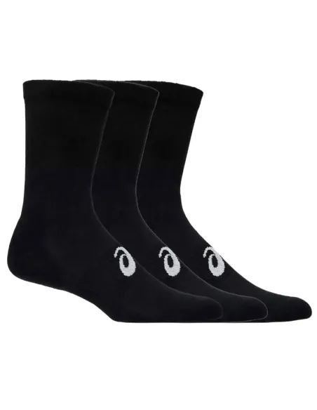Chaussettes Asics Crew Performance noires, lot de 3 paires | Chauss...