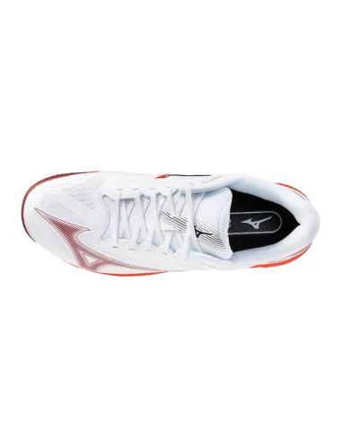 Chaussures de tennis Mizuno Wave Exceed Court en terre battue, blan...