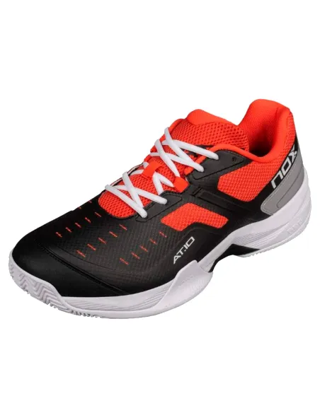 Scarpe da padel Nox AT10 Pro nere e rosse | Scarpe da padel da uomo