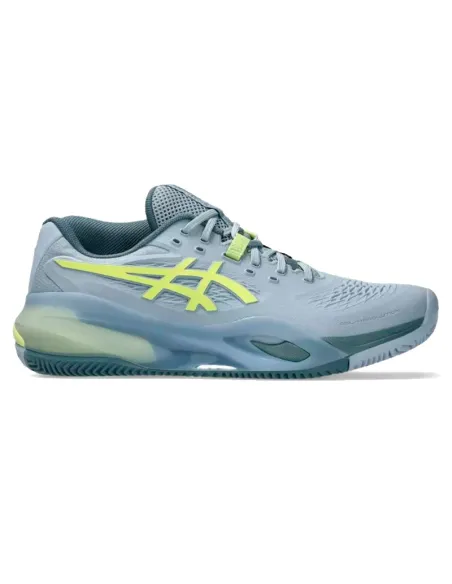 Tênis Asics Gel Resolution X Clay Cinza Pistache Verde | Padel Tênis