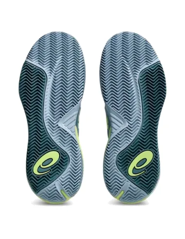 Tênis Asics Gel Resolution X Clay Cinza Pistache Verde | Padel Tênis