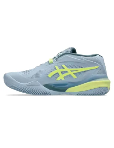Asics Gel Resolution X Clay Schuhe Grau Pistazie Grün | Padel-Schuhe