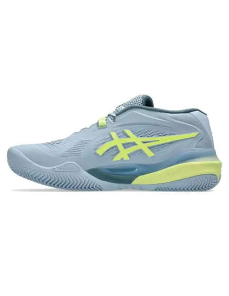 Asics Gel Resolution X Clay Shoes Grey Pistachio Green | Padel Snea...