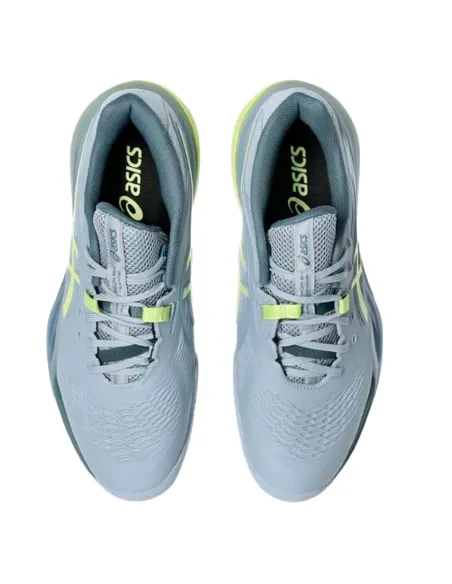 Zapatillas Asics Gel Resolution X Clay Gris Verde Pistacho | Padel-...