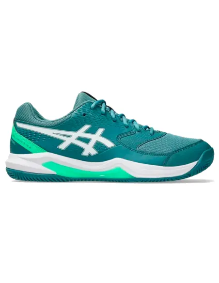 Zapatillas Asics Gel Dedicate 8 Padel Verde Pino Blanco | Chaussure...