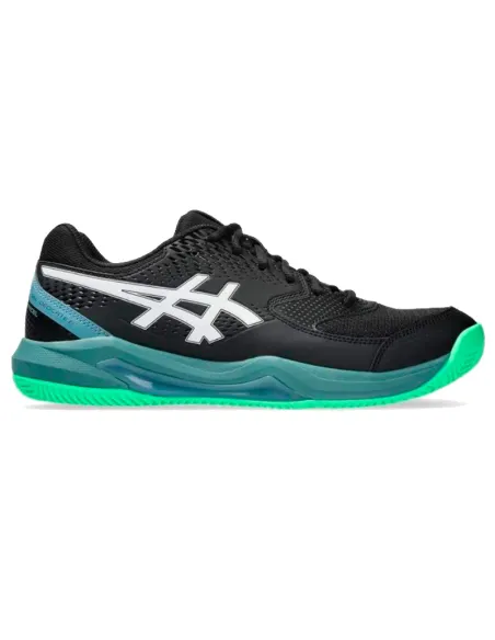 Asics Gel Dedicate 8 Padel Shoes Black Green | Padel Sneakers