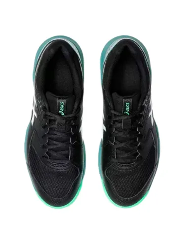 Tênis de Padel Asics Gel Dedicate 8 Preto e Verde | Padel Tênis