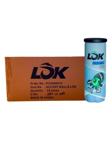 Cajon 72 Pelotas - 24 Botes de 3 uds - Lok Fresh | Des balles