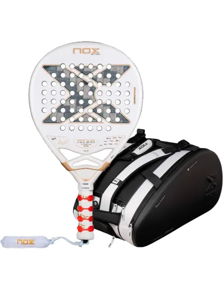 Sac de padel Nox AT10 Genius en aluminium 12 carats + sac de padel ...