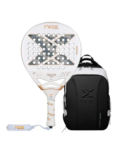 Padel-Set Nox AT10 Genius Alum 12K + Nox AT10 Luxus-Rucksack | Pade...