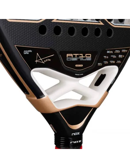 Conjunto de raquetes de padel Nox AT10 Genius em alumínio 18K + bol...