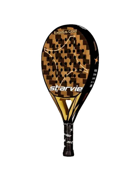 Raquette de padel StarVie Exodus Gold Black 2025 | Raquettes de padel