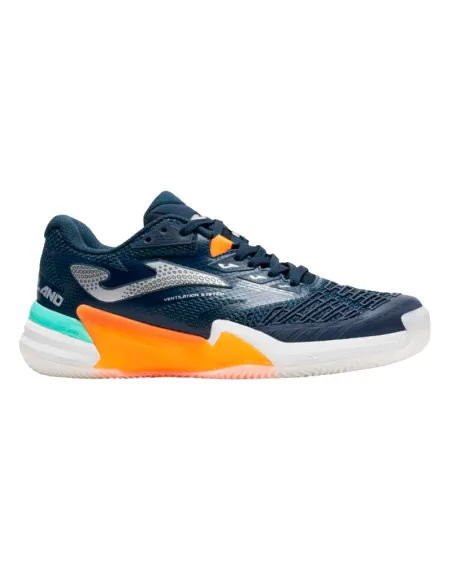 Joma Roland 2603 Navy Orange Padel Shoes | Joma padel shoes
