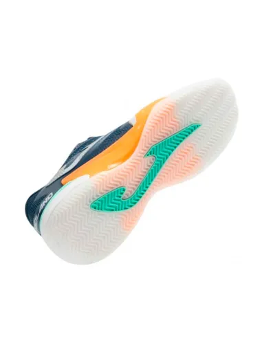 Joma Sapatos Padel Roland 2603 Azul Marinho Laranja | Sapatos de pa...