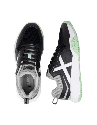 Chaussures de padel Munich Focus 05 Noir Gris Vert | Chaussures de ...