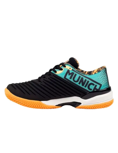 Chaussures de padel Munich Padx 61 Noir Turquoise | Chaussures de p...