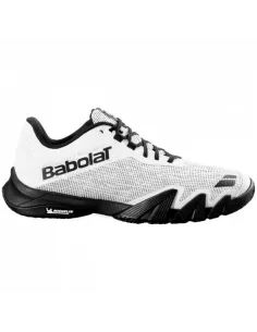 Ténis Babolat Jet Viva Padel branco preto | Sapatos de padel Babolat