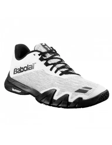 Ténis Babolat Jet Viva Padel branco preto | Sapatos de padel Babolat
