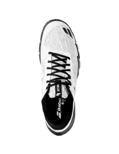 Ténis Babolat Jet Viva Padel branco preto | Sapatos de padel Babolat
