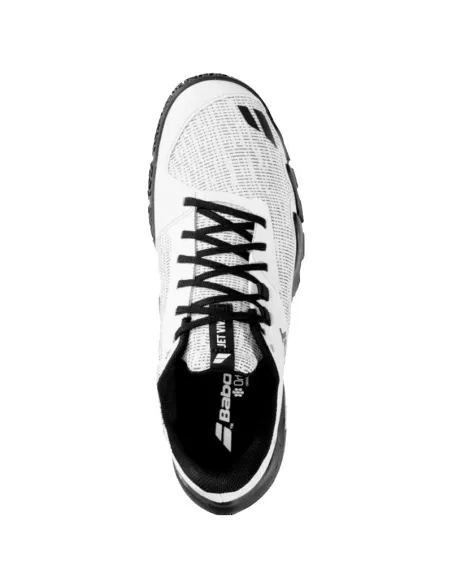 Ténis Babolat Jet Viva Padel branco preto | Sapatos de padel Babolat