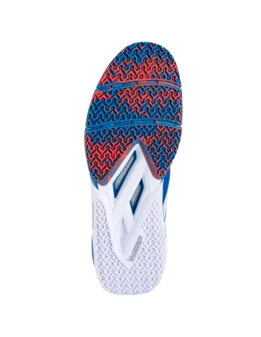 Sapatos de padel Babolat Movea 2 - Azul petróleo/Vermelho | Começar