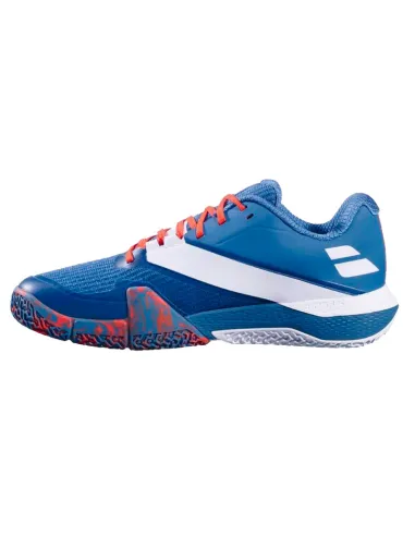Chaussures de padel Babolat Movea 2 - Bleu pétrole/Rouge | Chaussur...