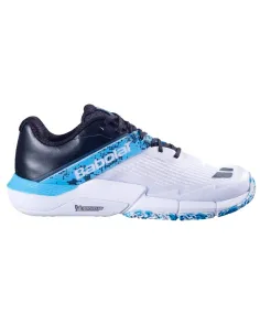 Zapatillas de Padel Babolat Movea 2 Blanco Azul Cian