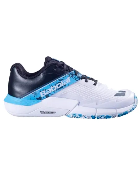 Sapatos de padel Babolat Movea 2 Branco Azul Ciano | Sapatos de pad...