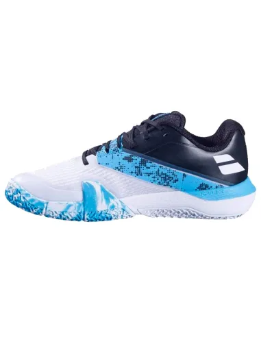 Babolat Movea 2 Padel Shoes White Blue Cyan | Babolat padel shoes B...